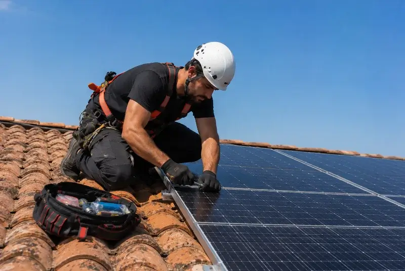 Maintenance et monitoring de panneaux solaires à Comigne